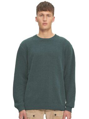 Kuwalla Pine Textured Knit Crewneck Sweater/27227